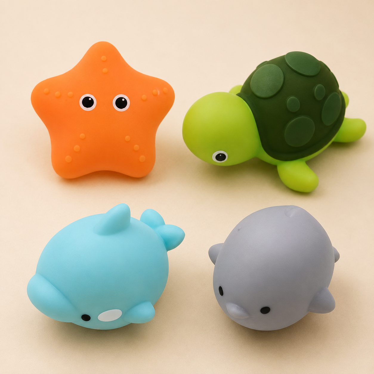 Glowing Animal Toys For Baby 4pcs